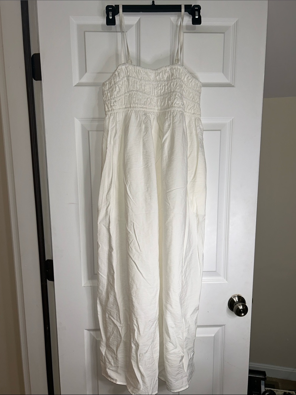 a new day White Smocked Maxi Sundress